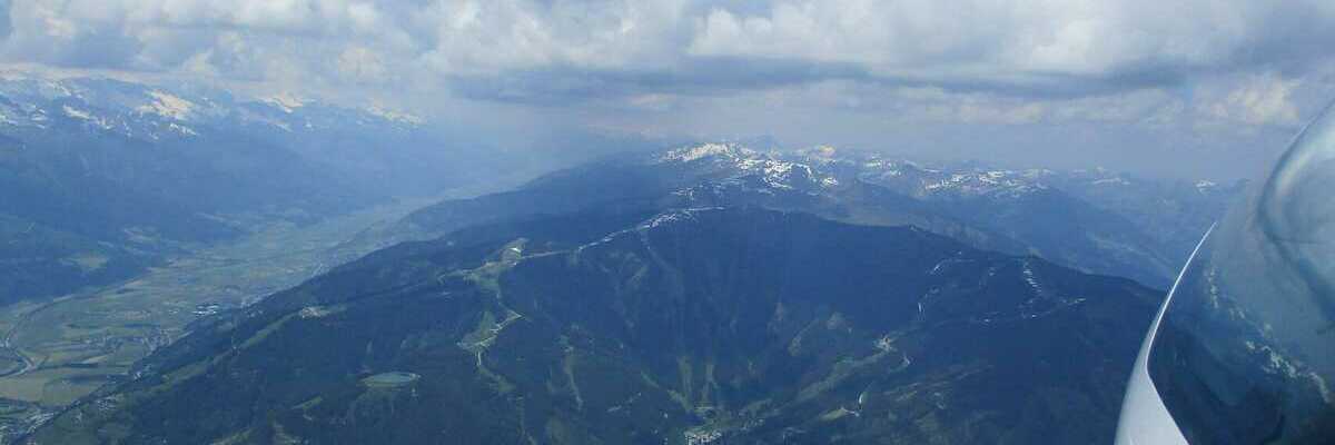 Flugwegposition um 10:28:23: Aufgenommen in der Nähe von Gemeinde Zell am See, 5700 Zell am See, Österreich in 2480 Meter